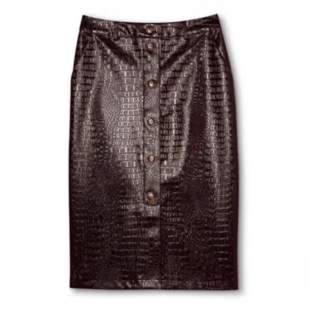 Rachel Comey Target Faux Leather Midi Skirt - Picture 9 of 16
